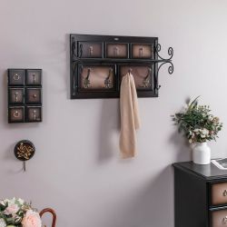 Вешалка настенная Пандора 1 Орех Оберджин Шоколад