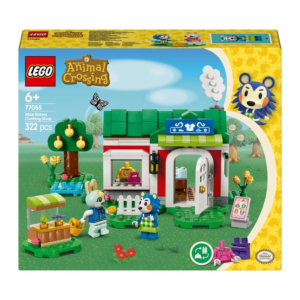 LEGO Animal Crossing/ Сестры Эйбл и магазин одежды/ 77055