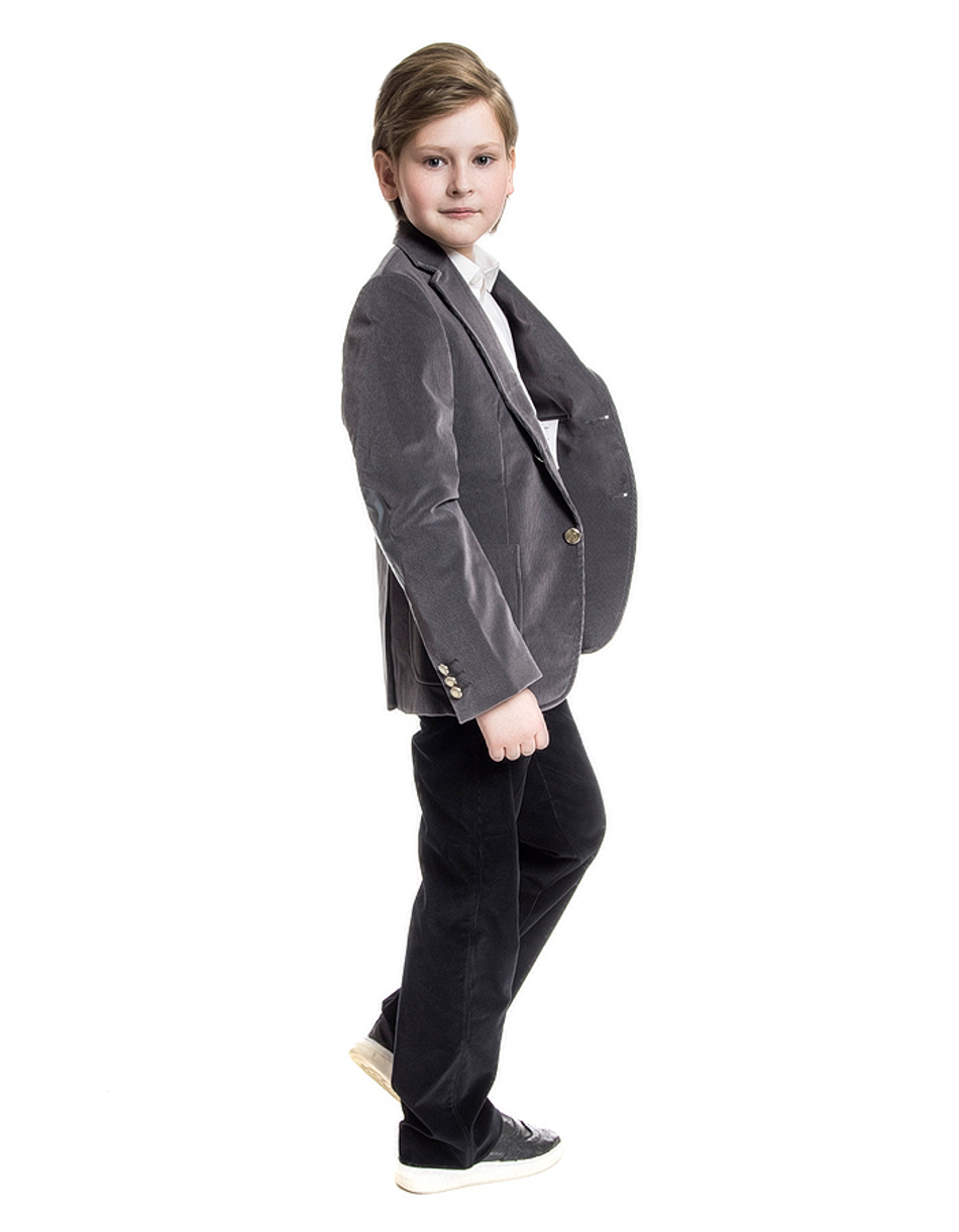 Пиджак для мальчика из вельвета
