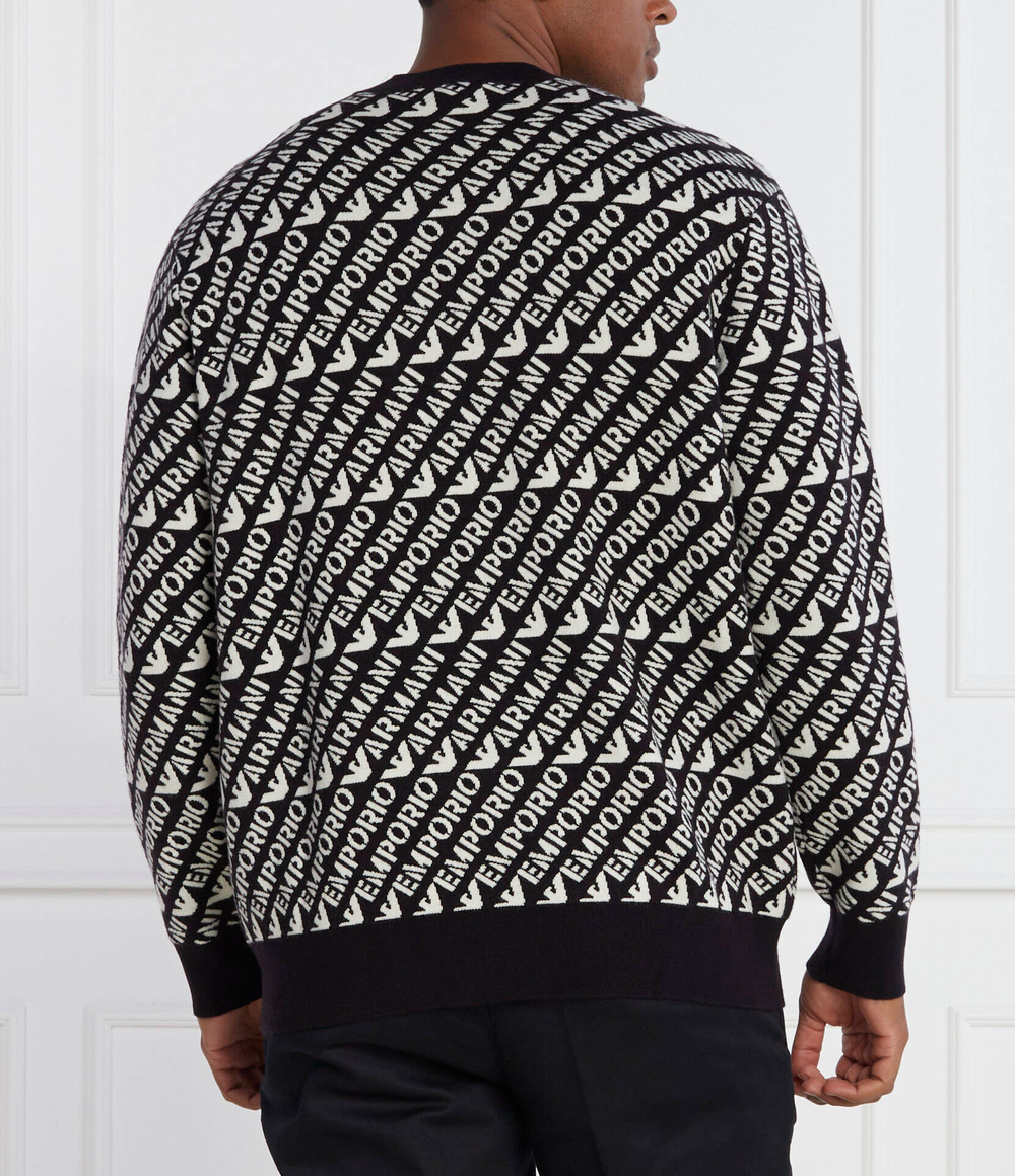 Свитер PULLOVER Emporio Armani - черный(6R1MU2 1MMKZ)