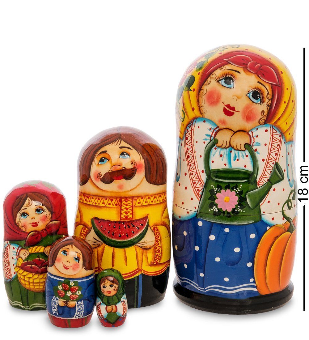 Народные промыслы МР-24/ 59 Матрешка 5м «Анастасия с лейкой»