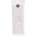 Мочалка для тела «ULTRAMARIN PARMA», комбинированная, цвет белый, 70*10см