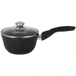 Ковш 1,5л с носиком со съемной ручкой,со стекл. крышкой, АП линия «Granit Ultra» (blue)