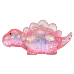 Мякиш с блестками Динозаврик, 4 цвета микс, с-30394