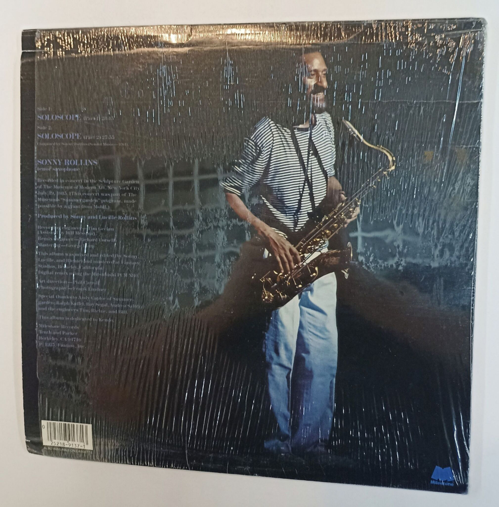 Винтажная виниловая пластинка LP Sonny Rollins The Solo Album (USA 1985)