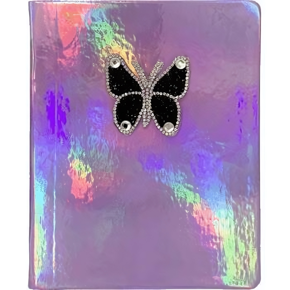 Записная книжка " Black butterfly" A5 (145 ммx205 мм), 160 стр (deVENTE)