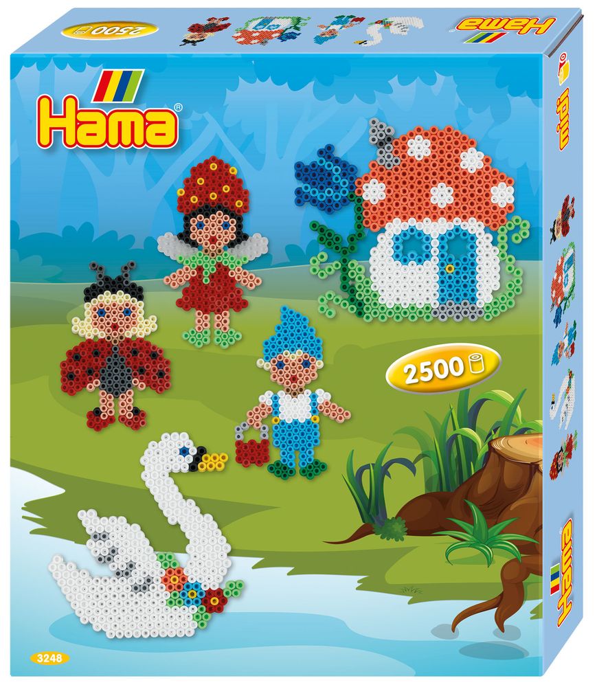 Hama Набор термомозаики Midi 2500 шт + Эльфы (3248)