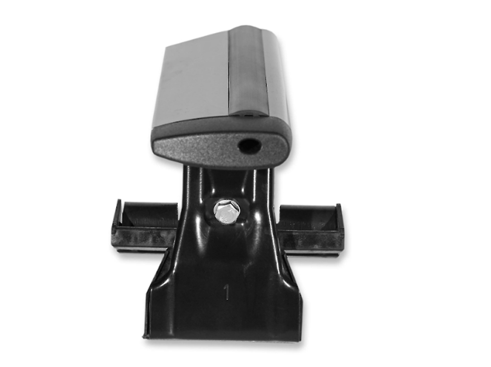 Багажник на гладкую крышу, 125 см, крыло (чёрный)