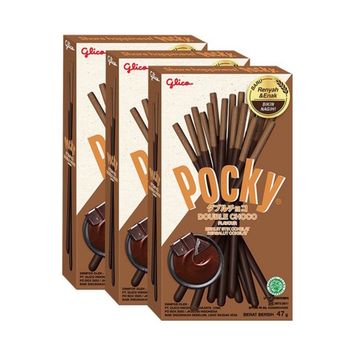 Покки соломка в шоколадной глазури Дабл Чоко Double Choco 47гр (Таиланд)