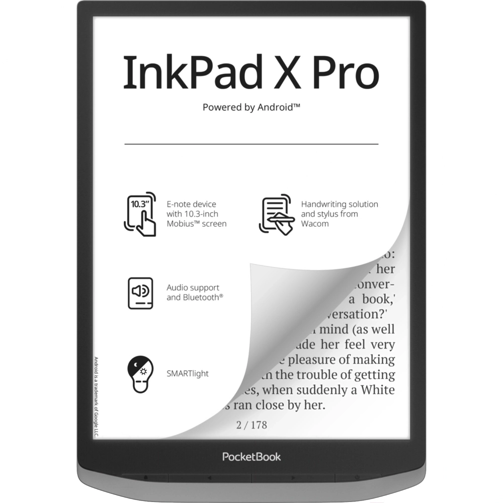 Электронная книга PocketBook 1040D (PB1040D-M-WW) Mist Grey