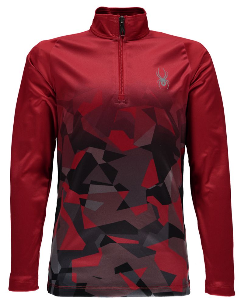 SPYDER кофта юниорская 231029 BOYS LIMITLESS 1/4 ZIP DRY WEB 698 red/mini