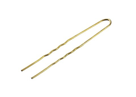 Шпильки Ставвер Карбон золотист волнистые 75мм 20шт/уп