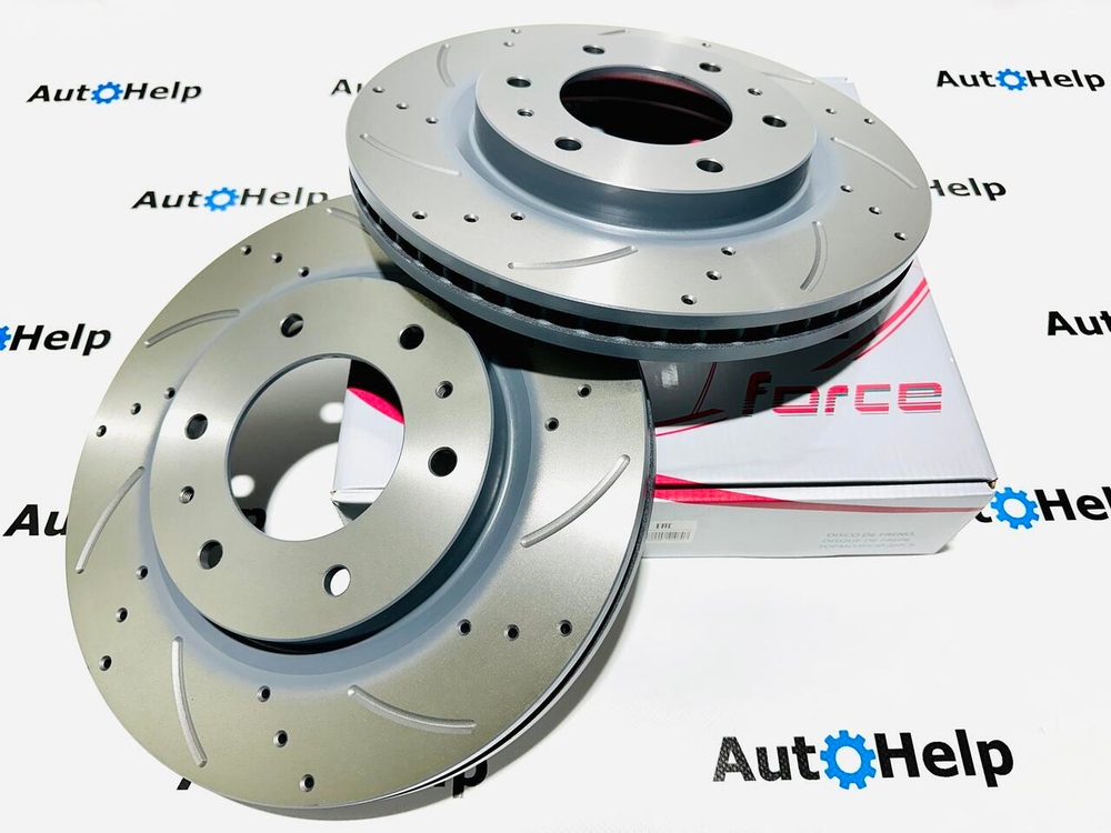 Диск тормозной перфорированный G-BRAKE GFR-21893L передний левый 320mm