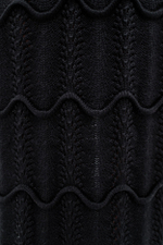 Чёрное трикотажное платье