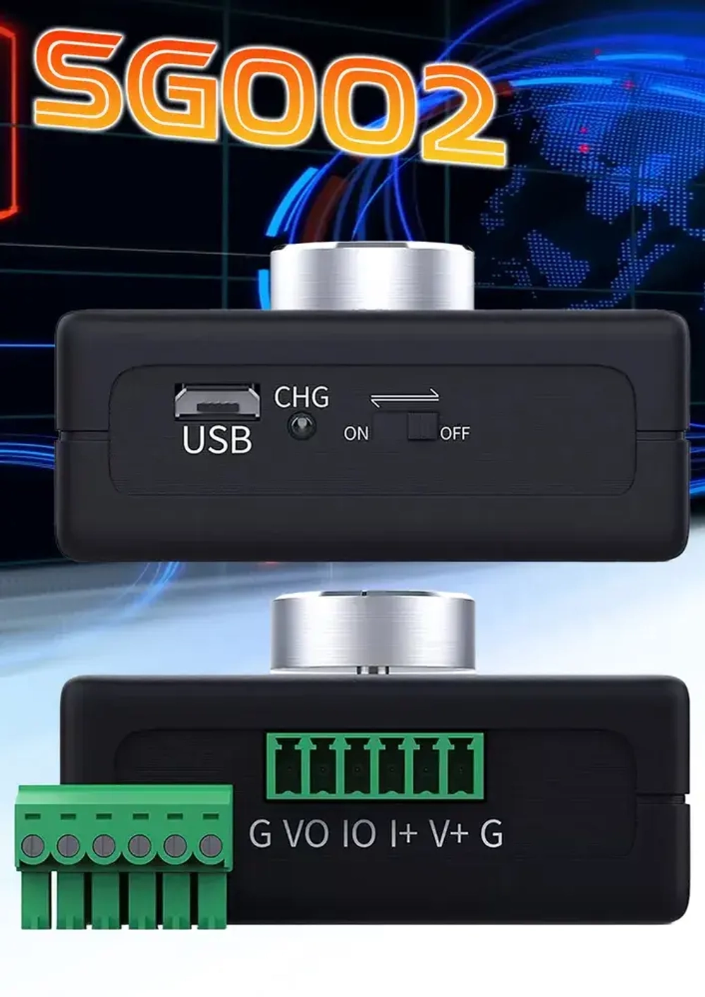 Калибратор симулятор сигналов FNIRSI SG002 4-20mA 0-10V
