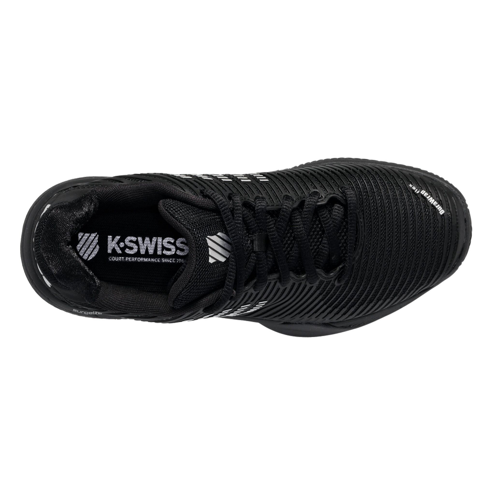 Женские теннисные кроссовки K-Swiss Hypercourt Express Clay Court Shoe Women - Black, Silver