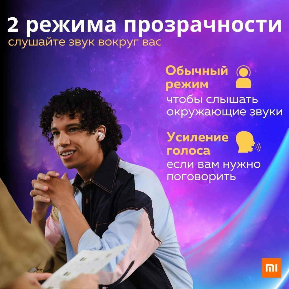 Наушники беспроводные Xiaomi Redmi Buds 4 Pro Global (M2132E1) White