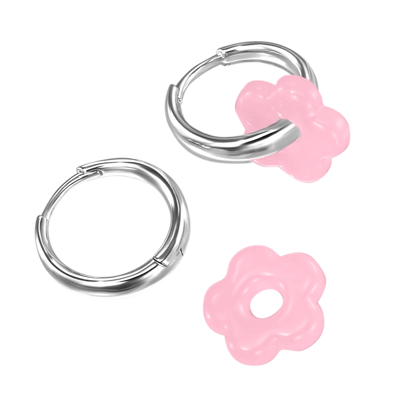 Серьги Расцвет Мини (розовый)