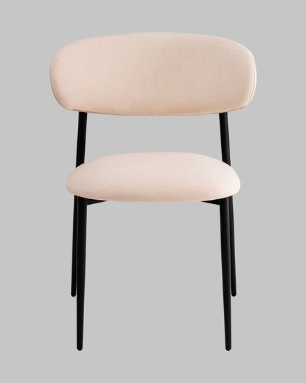 Стул Kirbi велюр молочный