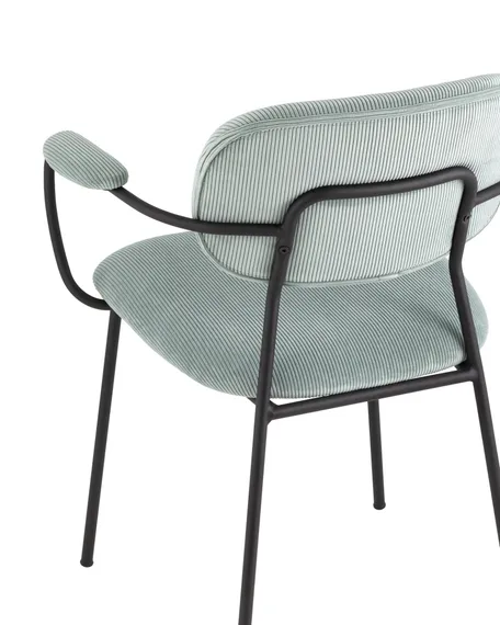 Стул Brant серо-голубой вельвет