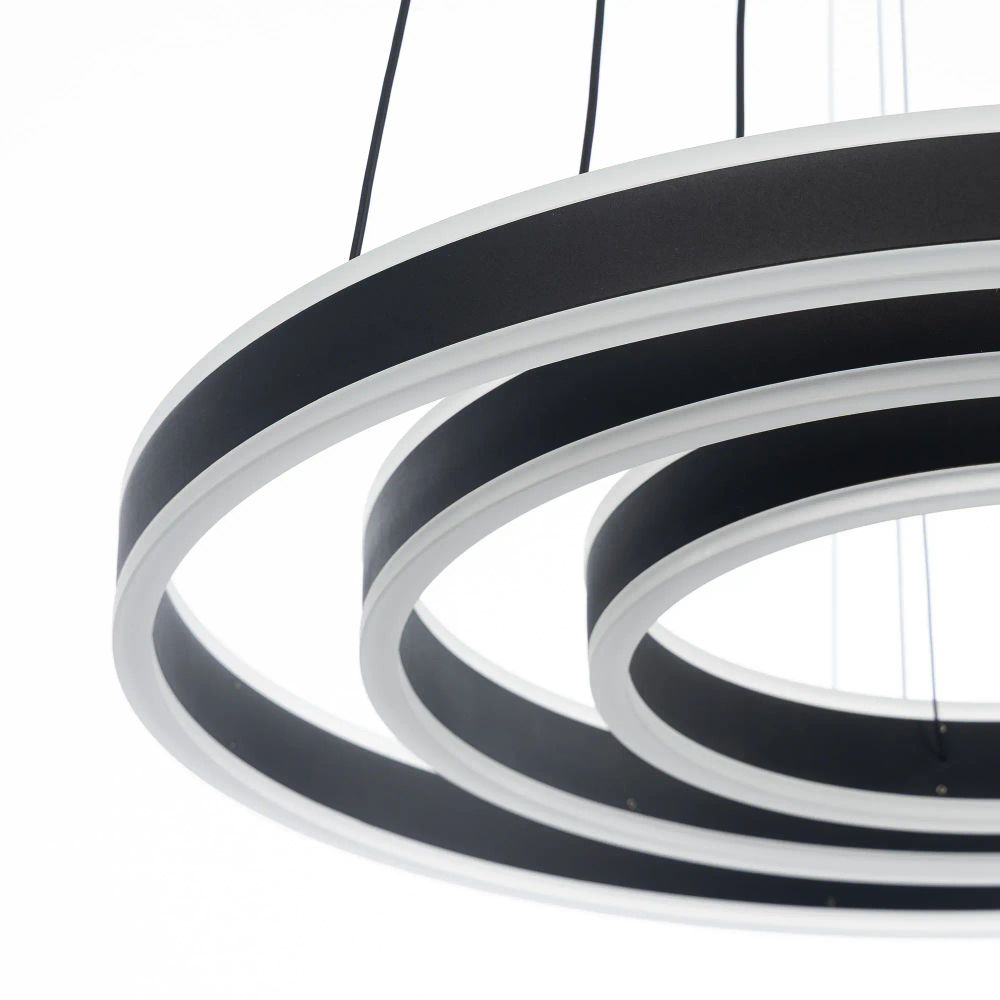 Citilux Дуэт CL719651 LED Люстра подвесная с пультом Чёрная