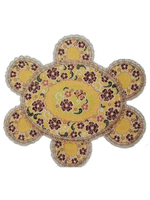 Набор декоративных гобеленовых салфеток Бабочки (1+6 шт.)