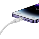 USB-C - Lightning Кабель Baseus Explorer STC Charging+Data 20W 2m - White