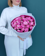 Кустовая пионовидная роза Леди Бомбастик,9 шт(00423)