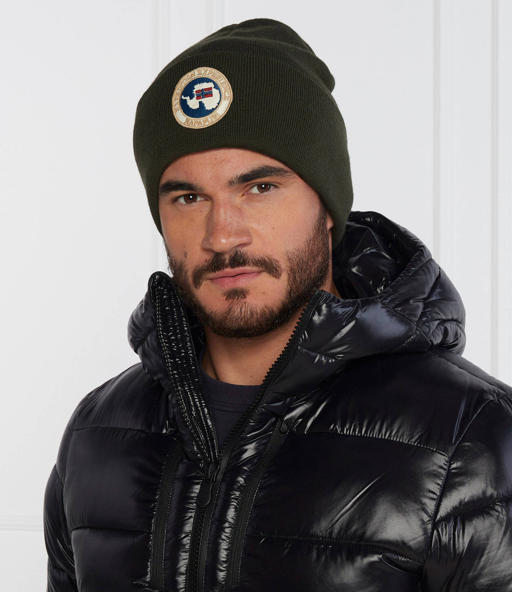 Шапка F-MOUNTAIN 1 Napapijri - зеленый(NP0A4HBB)