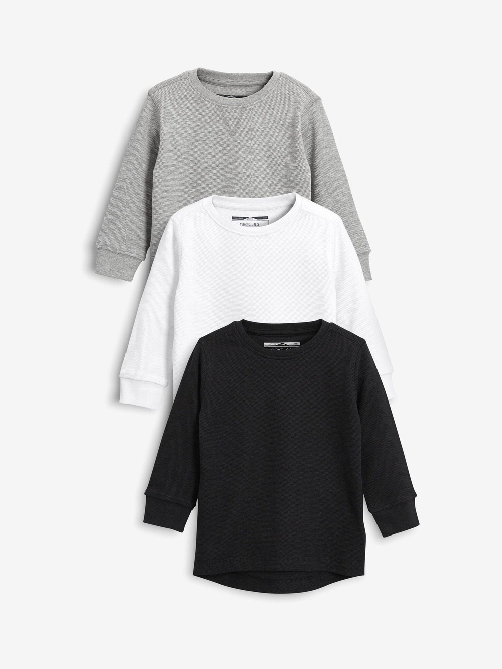 Толстовка для мальчика Next 574-501, 3 шт., Серый, Белый, Черный