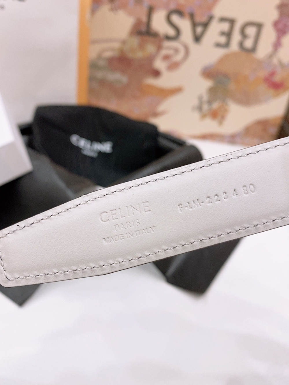 Кожаный ремень Triomphe Taurillon