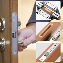 Шаблон для врезки петель и дверных замков / Кондуктор для установки петель и замков / Приспособление для фрезера.