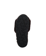 FLUFF SLIDE SLIPPER-chocolate