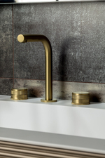 Boheme Смеситель на столешницу PRESTIGE на 3 отв. MAT GOLD