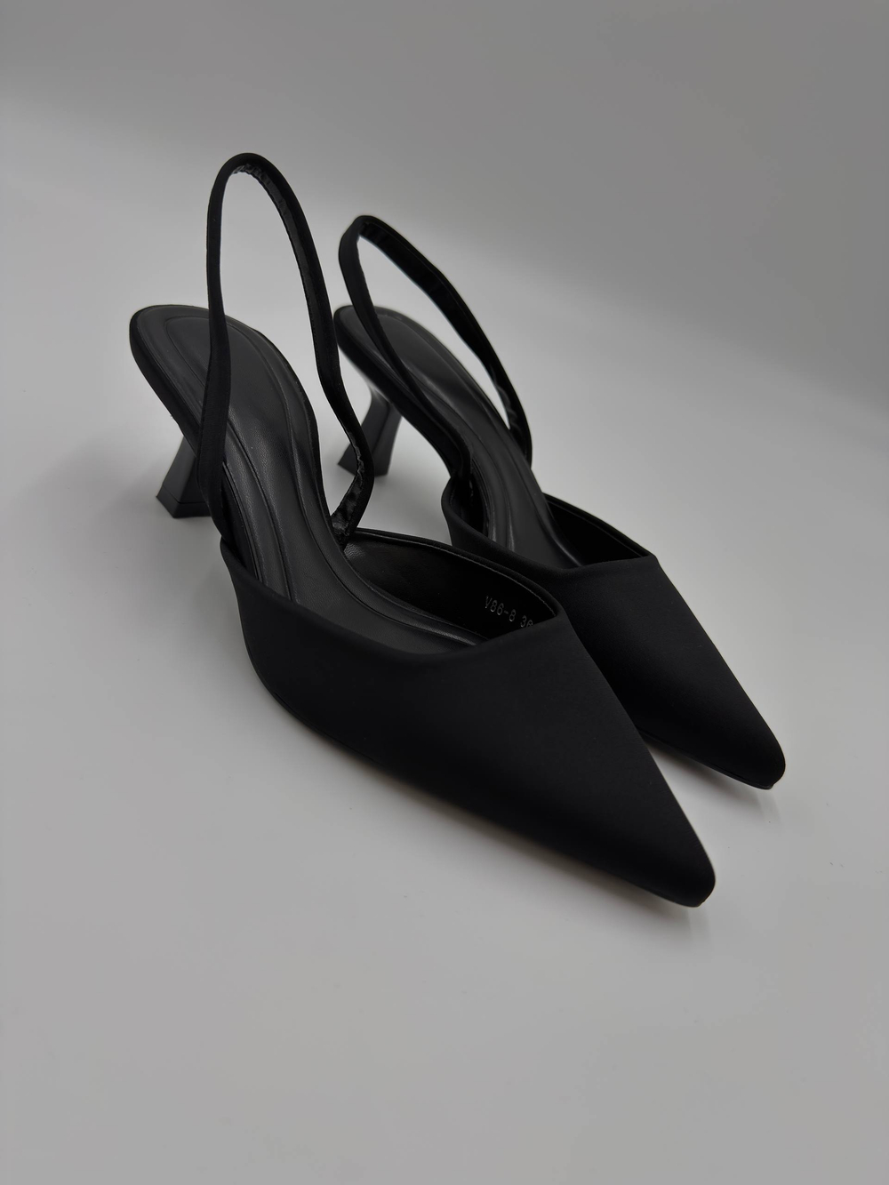 Туфли женские текстиль арт. 86-8 цвет "чёрный"