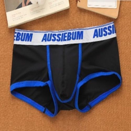 Мужские трусы хипсы черные Aussiebum