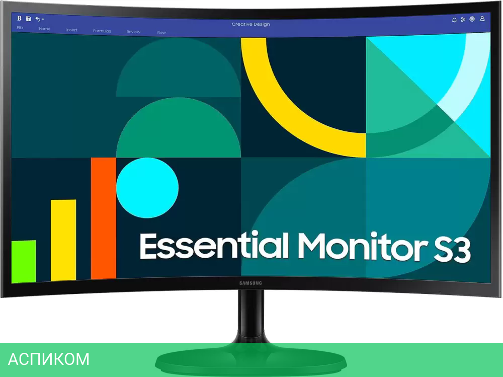 Монитор Samsung Essential S3 LS27D364GAUXEN