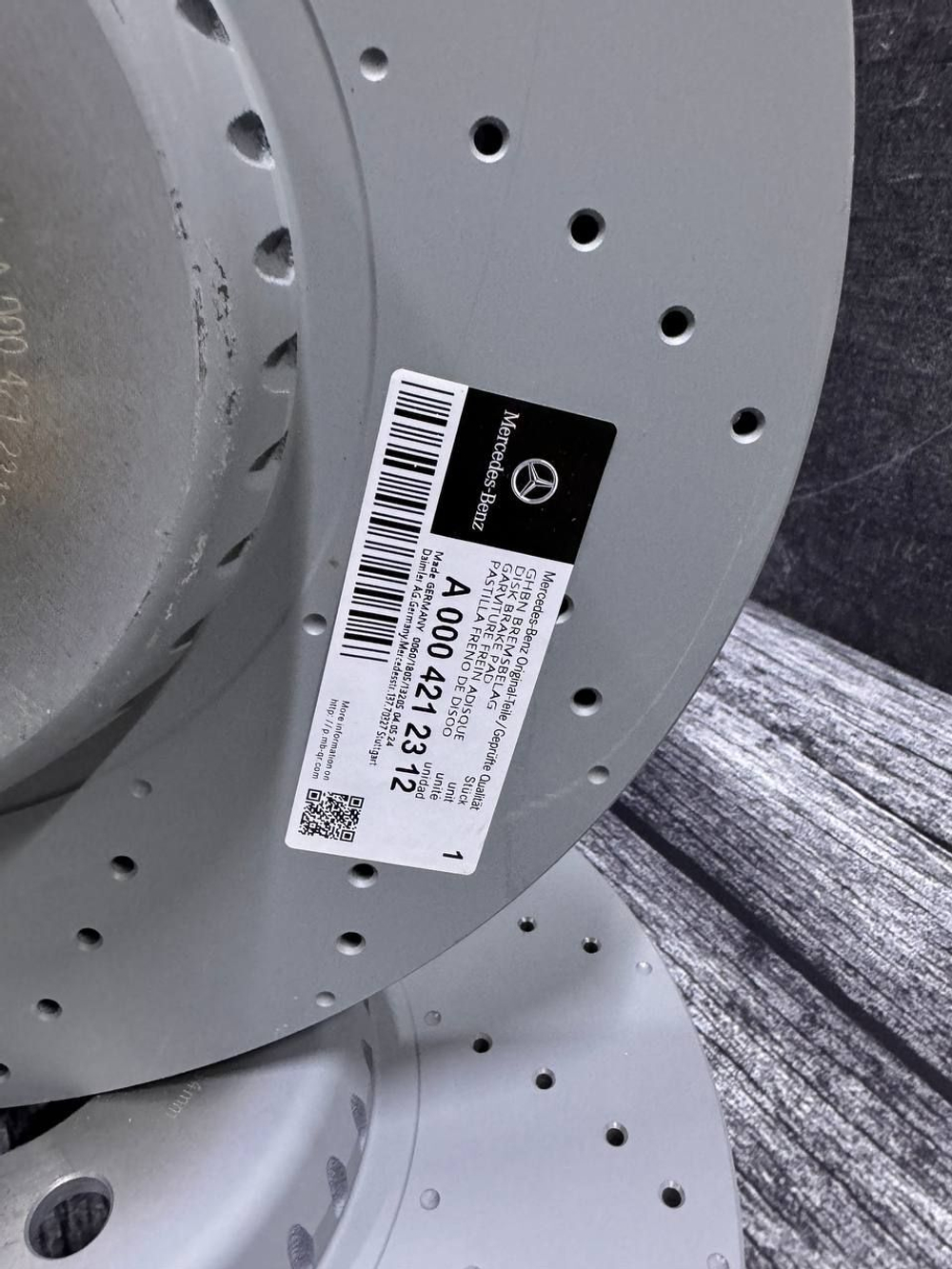 Диски 2шт. тормозные передние PowerStop Evolution с перфорацией и насечками MERCEDES E CLASS W213 AMG, A0004212312