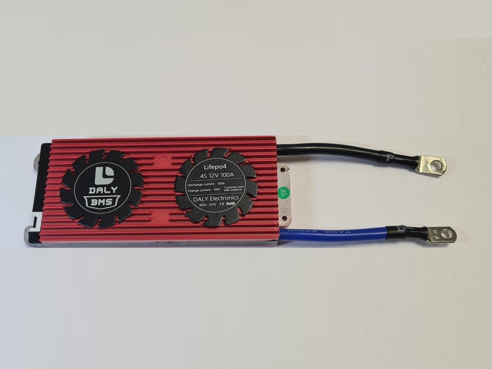 Плата контроля BMS LiFePO4 4S 12V 100A