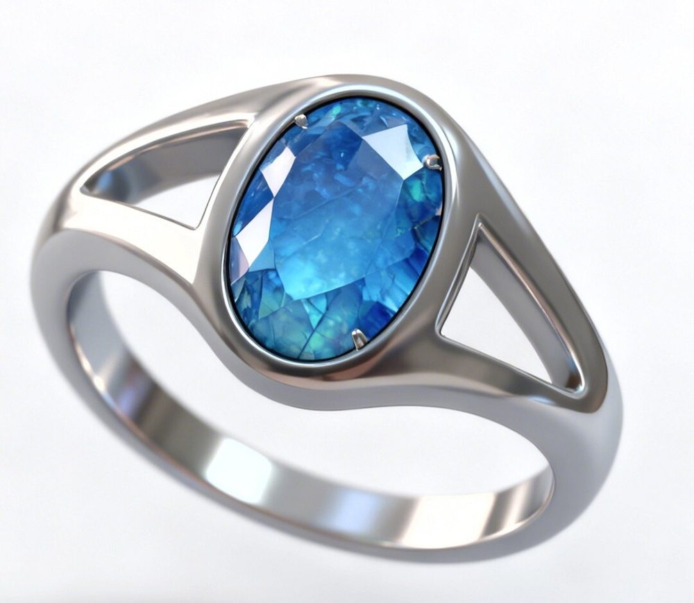 Ювелирное кольцо из серебра 925 пробы,вставка опал,размер 16.5