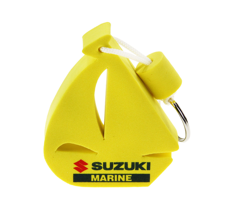 Брелок-поплавок парусник желтый Suzuki Marine