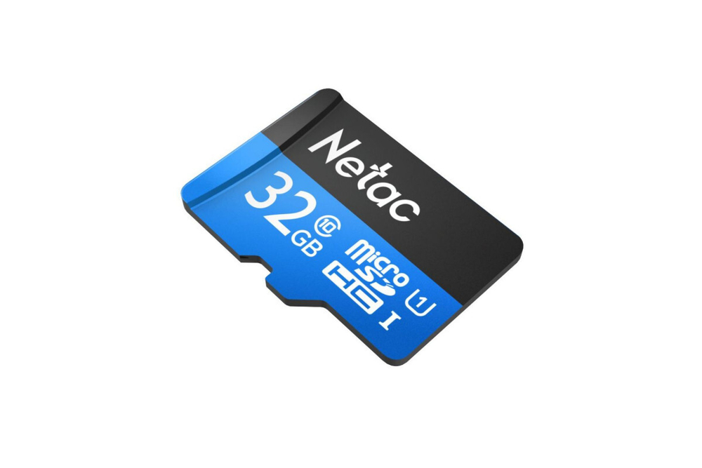 Карта памяти Netac MicroSD P500 Standard Class 10 UHS-I (90 Mb/s) + SD адаптер, 32GB