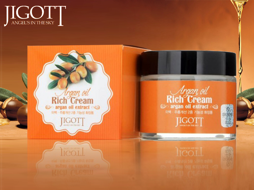 JIGOTT Argan Oil Rich Cream Крем для лица с аргановым маслом