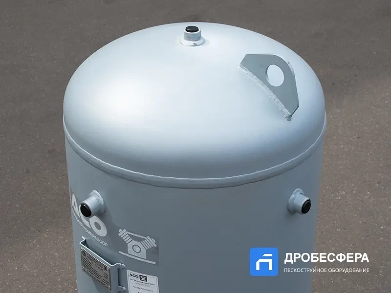 Ресивер для компрессора РВ 110-02/10 из нержавейки вертикальный
