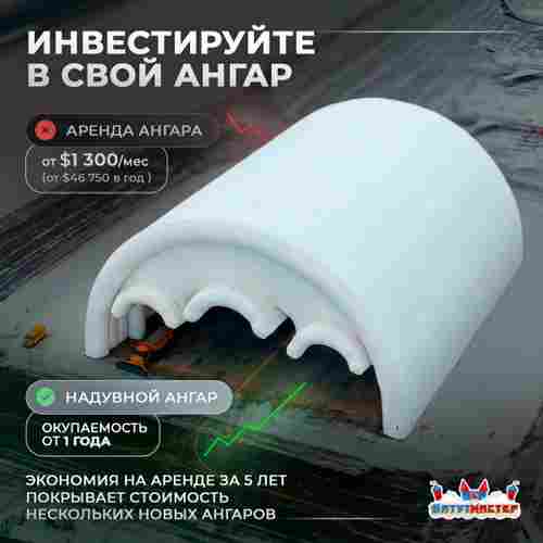 Мобильный авиационный ангар «Точка Взлёта», 50×35×20 м