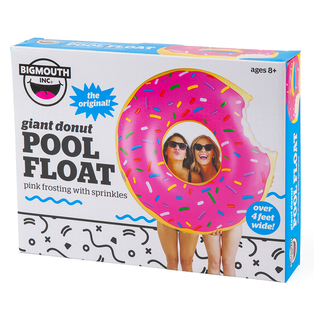 Круг надувной strawberry donut