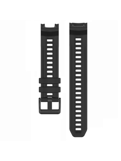 Ремешок для Garmin Instinct 3 (45) силиконовый ширина 22 мм оригинальное крепление (Черный)