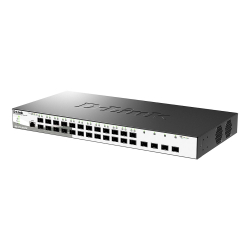 Коммутатор D-Link DGS-1210-28XS / ME / B2A Управляемый L2 коммутатор с 24 портами 100 / 1000Base-X SFP и 4 портами 10GBase-X SFP+