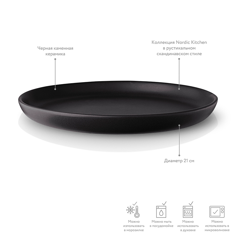 Тарелка nordic kitchen, D21 см