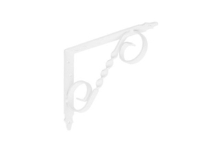 Кронштейн фигурный мод.4 200х150 белый (Т-Д)